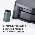 Fellowes Prem Mon Stand+ Graphite