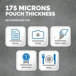 Protect175 Lamg Pouch A3 Gloss Pk100