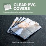Fellowes Clr Pvc Covers 240Mi Pk100