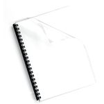 Fellowes Clr Pvc Covers 240Mi Pk100