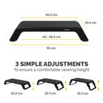 Fellowes Hana Monitor Stand Black