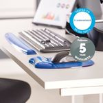 Fellowes Crystals Gel Mouse Pad Blue