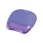 Fellowes Crystals Gel Mouse Pad Pur