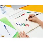 Bic Cristal Ball Pen Medium Red Pk50