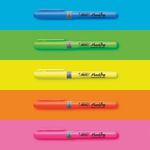 Bic Highlghtr Grip Pastel Astd Pk12