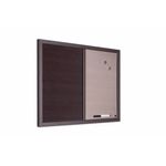 Blk Shadow Fabric Silverboard 60X45