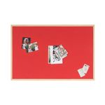 D/S Brd Cork And Red Felt 60X40Cm