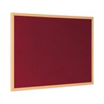 Burg. Felt Notice Board 180X120Cm