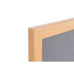 Earth Felt Nbrd 90X60 Gry Oak Mdf