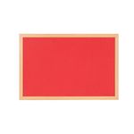 Earth Felt Nbrd 180X120 Red Oak Mdf