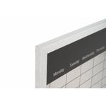 Magn Weekly Silverplnr Grey 60X40Cm