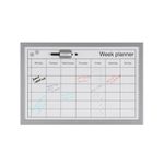 Magn Weekly Planner Whiteboard 60X40