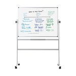 Revolving Whiteboard Steel 150X120Cm