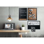 Blk/White Message Boards Blk Pack 3