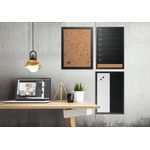 Blk/White Message Boards Blk Pack 3