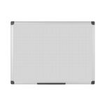 Maya Gridded Wbrd Steel 240X120Cm