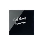 Glass Magn Brd Black Frameless 48X48
