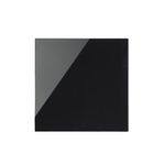 Glass Magn Brd Black Frameless 48X48