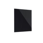 Glass Magn Brd Black Frameless 48X48