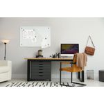 River Magnetic Glass Board 90X60Cm
