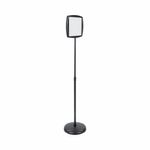Black Vertical Floor Sign Magn Dwip