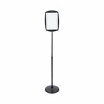 Black Vertical Floor Sign Magn Dwip