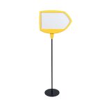 Yellow Arrow Floor Sign Magn Drywipe