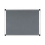 Bi-Office Noticeboard 60X45Cm Grey