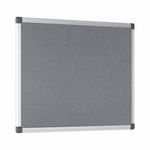 Bi-Office Noticeboard 60X45Cm Grey