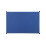 Bi-Office Noticeboard 60X45Cm Blue