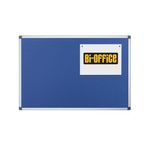 Bi-Office Noticeboard 60X45Cm Blue