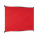 Bi-Office Noticeboard 180X120Cm Red