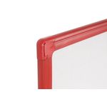 Maya Gridded Wbrd Red Frame 180X120