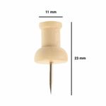 Bi-Office Wooden Push Pins Pk20