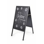 Bi-Office Black A Frame Chalk Board