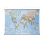 Maya Magn World Map Board 120X90Cm