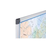 Maya Magn World Map Board 120X90Cm