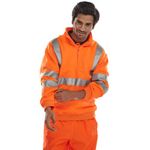 Quarter Zipped Sweatshirt Orange 2Xl