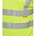 Hi Vis Polo Shirt Sht Sle Syellow Lg