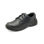 Click Smooth Lthr S1 Shoe 1Pr Blk 12