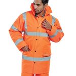 Constructor Hi Vis Jacket Orange M
