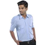 Pilot Short Sleeve Shirt Sk Blu 18.5