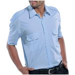 Pilot Short Sleeve Shirt Sk Blu 19
