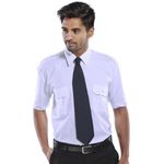 Pilot Short Sleeve Shirt White 15.5