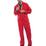 Beeswift Click Prem Coverall Red 40