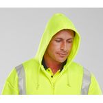 Zip Up Hooded Sweatshirt Syellow 3Xl