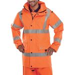 Jubilee Hi Vis Jacket Orange M