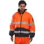 Europa Bomber Jacket Orange/Navy 5Xl
