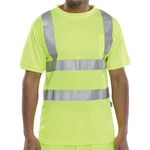 Crew Neck T-Shirt Syellow Sm