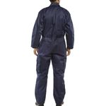 Click Quilted Boilersuit Nvy Blue 58